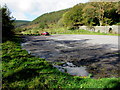 Turning area at the western edge of the village, Clydach Vale