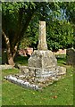 SO8737 : Churchyard cross, Ripple by Philip Pankhurst