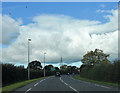 A41 approaching roundabout for Zoo entrance