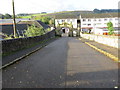 The driveway from The High Kirk of Campsie to Main Street (A891) in Lennoxtown