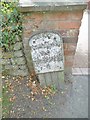 Old Milepost by the B4035, High Street, Lower Brailes