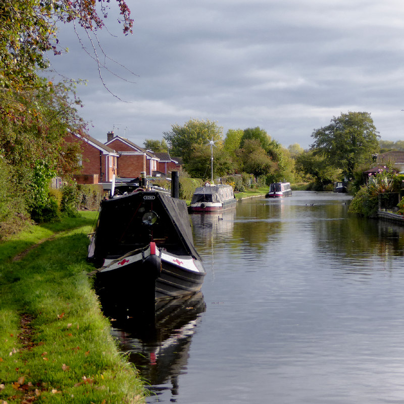 Visitor moorings at Penkridge in... © Roger D Kidd :: Geograph Britain ...