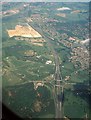 M40 near Beaconsfield from the air, 2001