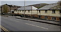 Brithweunydd Road houses partly below road level, Trealaw 