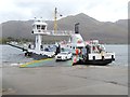 NN0263 : The Corran ferry at the Nether Lochaber slipway by Oliver Dixon