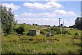 Temporary building by the railway