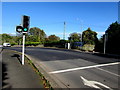 Traffic lights at a Llantarnam junction, Cwmbran