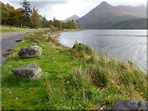 NN0860 : Shoreline of Loch Leven by Oliver Dixon