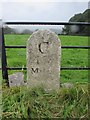 SX3974 : Old Milestone, Horsebridge by Milestone Society