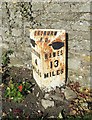 Old Milepost by the A684, Main Street, West Witton