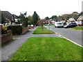 Towards the western end of Woodlands Avenue, West Byfleet