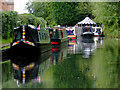 Narrowboats at Compton in Wolverhampton