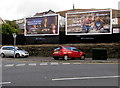 Clear Channel advert boards, Trealaw Road, Trealaw