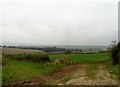 View of the countryside south of Hedley on the Hill