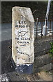 Guidestone at Lee Wood Road / Heptonstall Road junction