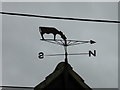 Weather vane on Willowmere Farm