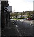 Directions sign facing Swan Terrace, Penygraig