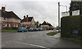 Houses on Millers Road from the top of Lock Lane, The Cape, Warwick