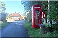 Telephone box at Kirkton