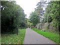 Cheltenham Spa Footpath Cycle Way Along Old Railway Trackbed