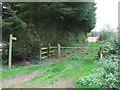 Footpath Sign And Gates