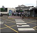 Entrance to the main building at Gordano Services, Portbury, North Somerset