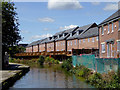 Canal and new housing, Hanley, Stoke-on-Trent