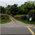 SO3617 : Unnamed side road, Llanvetherine, Monmouthshire by Jaggery
