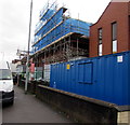 Scaffolding on Malpas Road Evangelical Church, Newport