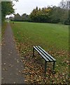 Path through Franklin Park in Braunstone Town