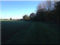 Footpath beside Paradise Ponds