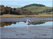 NX8354 : Low tide, Urr Water by Richard Sutcliffe