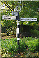 SK7452 : Signpost at Rolleston by Stephen McKay