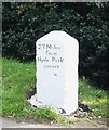 Old Milestone by the A30, London Road, Bagshot Heath