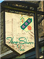 NY3103 : Sign for the Three Shires Inn, Little Langdale by Karl and Ali