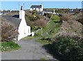 Path up to High Row from the sea-front, Port Logan