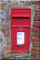 TF8232 : Elizabeth II postbox on The Street, Syderstone by JThomas