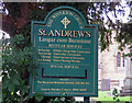 Church details at St Andrew Langar-cum-Barnstone