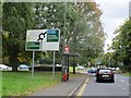 Farnborough  Hill  B2158  Approaching  A21  roundabout