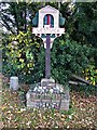 Westwick Village Sign and Small Milestone