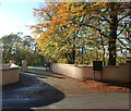 Entrance to Dankeith Cemetery