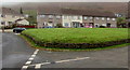 Row of houses behind a green, Cae Glas, Williamstown