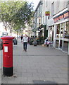 SY4692 : King George V pillarbox, East Street, Bridport by Jaggery