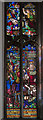 SP0343 : Chancel stained glass window,  St Lawrence's church, Evesham by Julian P Guffogg