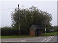 Bus shelter at Holme Marsh