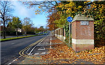 SK5606 : Cyclepath along Groby Road in Leicester by Mat Fascione