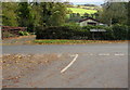 Old Ross Road directions sign, Caggle Street, Monmouthshire