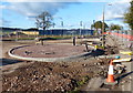 New roundabout under construction