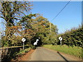 National speed limit signs near Sculthorpe church