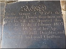 TA1767 : Bridlington Priory: memorial (1) by Basher Eyre